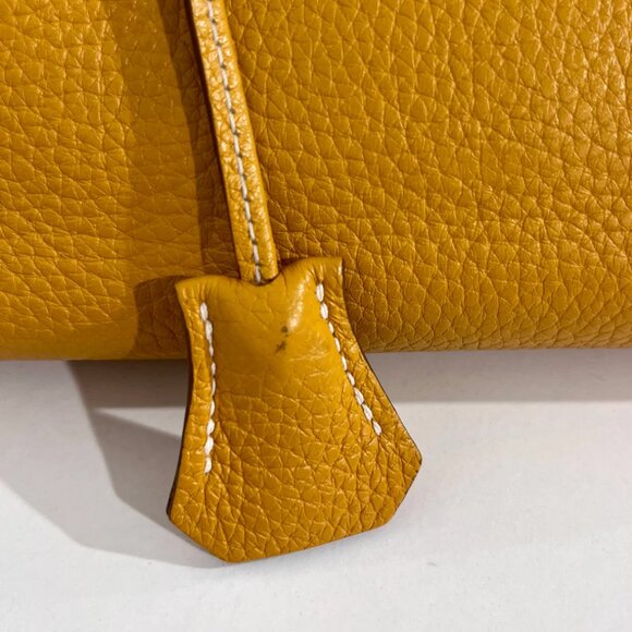 Hermes Birkin 30 Jaune D'or Clemence - Picture 9 of 16